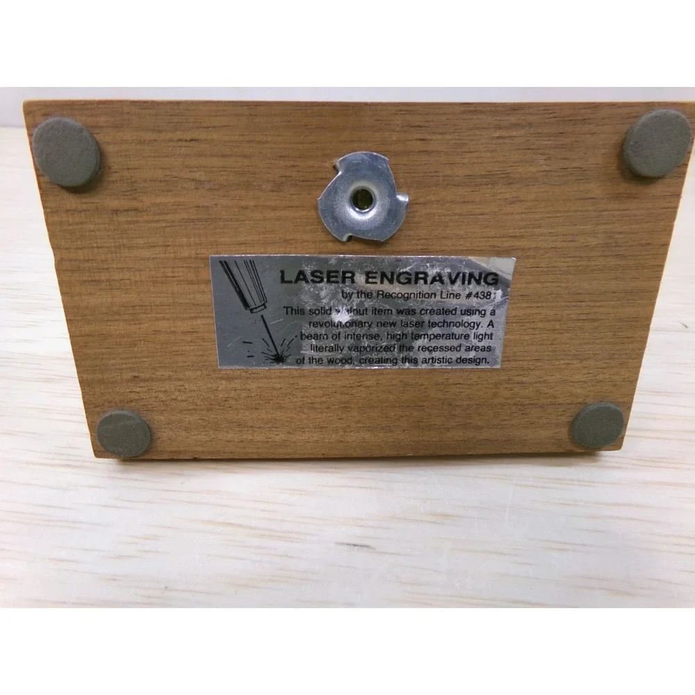 Borg Warner Laser Engraved Wood Block 3